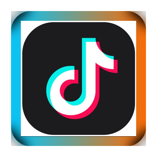 TikTok icon with Claw Mark dual glow
